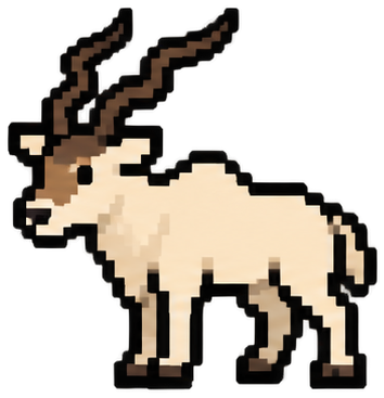Addax Antelope
