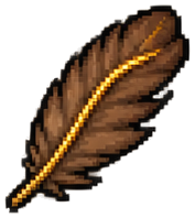 Gold-Threaded Feather